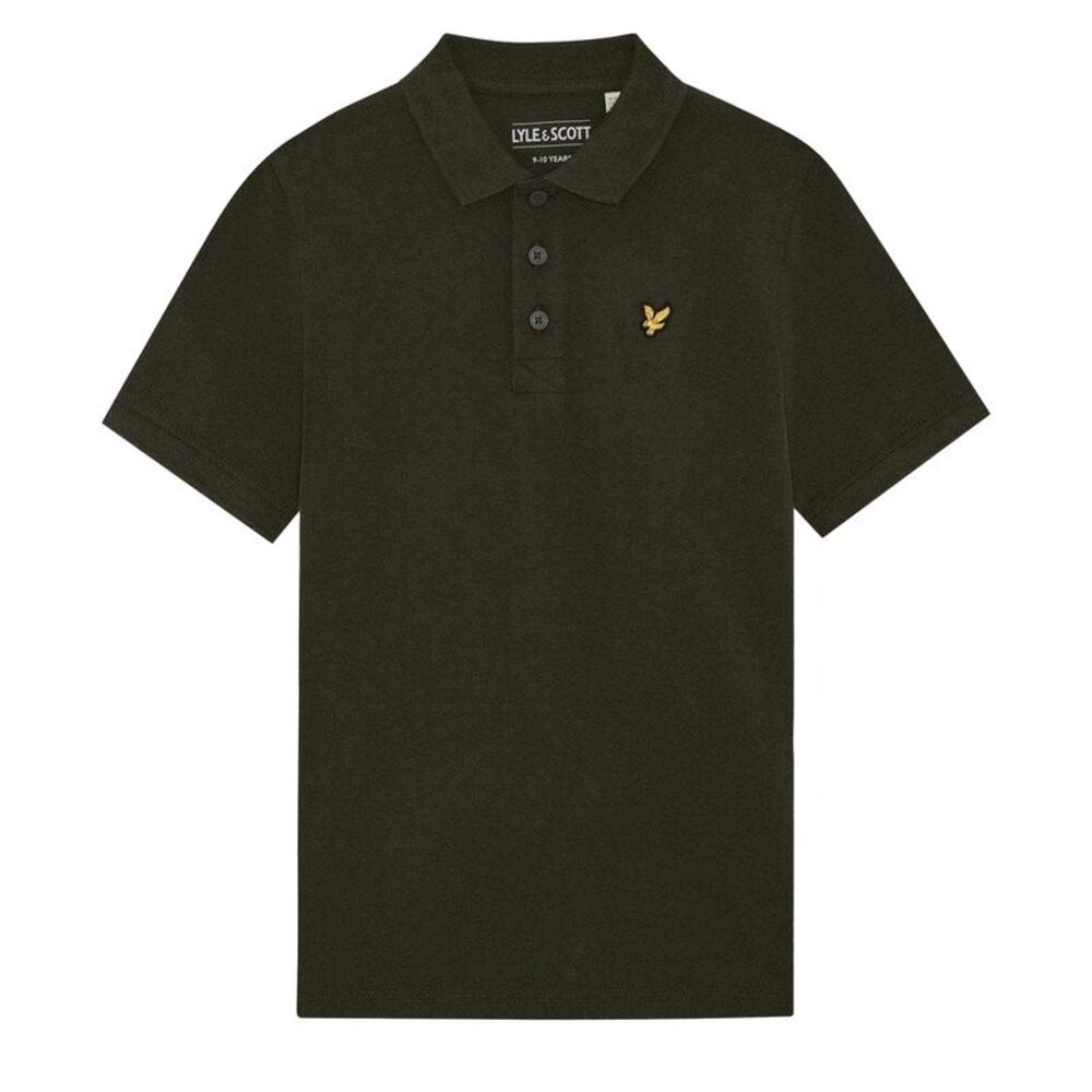 Lyle & Scott Childrens/Kids Plain Polo Shirt / Olive